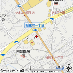 お好み焼き もんじゃ だいにんぐ KANSAI かんさい 桐生店周辺の地図