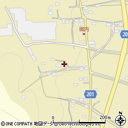 栃木県佐野市船越町2380周辺の地図