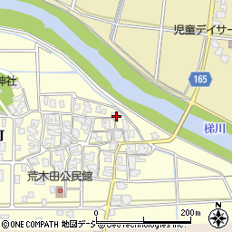 石川県小松市荒木田町リ68-1周辺の地図