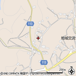 茨城県笠間市池野辺1590周辺の地図
