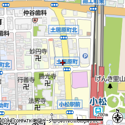 石川県小松市土居原町162-3周辺の地図