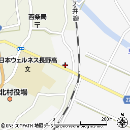 長野県東筑摩郡筑北村東条881周辺の地図