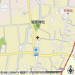 群馬県桐生市新里町野66-1周辺の地図