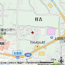長野県上田市住吉121-11周辺の地図