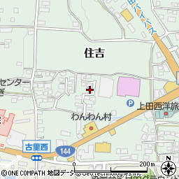 長野県上田市住吉121-15周辺の地図