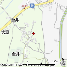 茨城県笠間市大渕1713周辺の地図