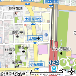 石川県小松市土居原町722周辺の地図