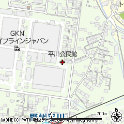 平川公民館周辺の地図