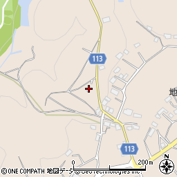 茨城県笠間市池野辺1667-1周辺の地図