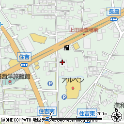 上田自動車検査場周辺の地図