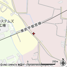 栃木県栃木市大塚町582周辺の地図