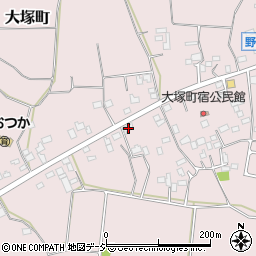 栃木県栃木市大塚町416周辺の地図