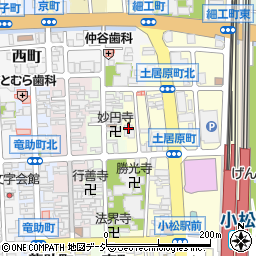 石川県小松市土居原町396周辺の地図