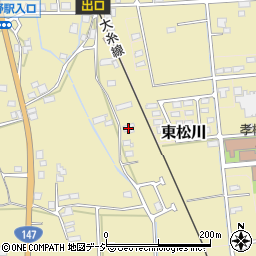 松川村社協居宅介護支援事業所周辺の地図
