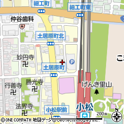 石川県小松市土居原町735周辺の地図