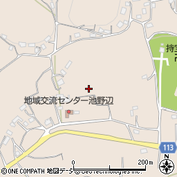 〒309-1602 茨城県笠間市池野辺の地図