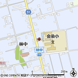 池田町会染児童センター周辺の地図
