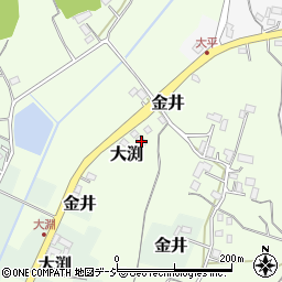 茨城県笠間市大渕1795周辺の地図