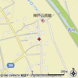 長野県北安曇郡松川村神戸4051周辺の地図
