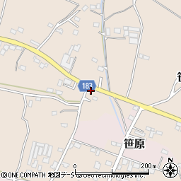 栃木県下野市小金井1823-7周辺の地図