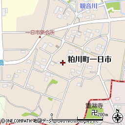 群馬県前橋市粕川町一日市160周辺の地図