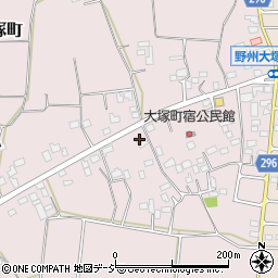 栃木県栃木市大塚町412周辺の地図