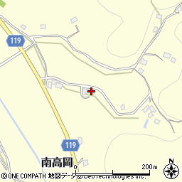 栃木県真岡市南高岡218周辺の地図