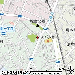 桐生市公営住宅周辺の地図