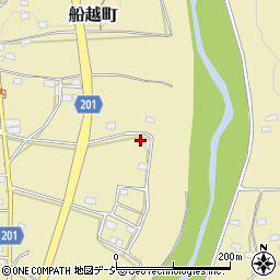 栃木県佐野市船越町2449周辺の地図