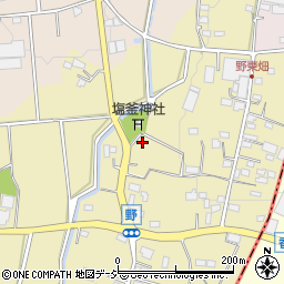 群馬県桐生市新里町野66-2周辺の地図