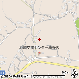 茨城県笠間市池野辺1278周辺の地図