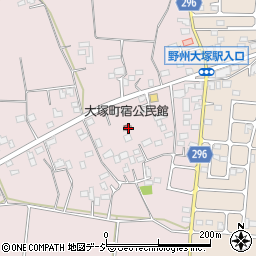 栃木県栃木市大塚町354-2周辺の地図
