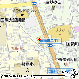 洋服の青山前橋国領総本店周辺の地図