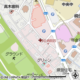 群馬県桐生市織姫町5-47周辺の地図