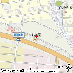 石川県小松市園町（ニ）周辺の地図
