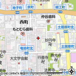 加賀小西周辺の地図