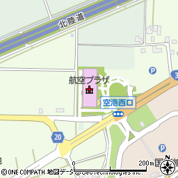 石川県立航空プラザ周辺の地図