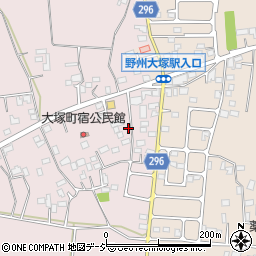 栃木県栃木市大塚町343周辺の地図