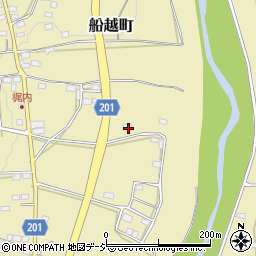 栃木県佐野市船越町2280周辺の地図