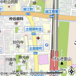 石川県小松市土居原町726周辺の地図