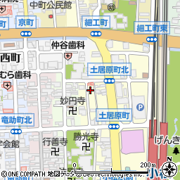 石川県小松市土居原町406-2周辺の地図