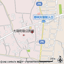 栃木県栃木市大塚町350周辺の地図