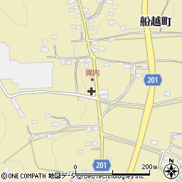 栃木県佐野市船越町2297-1周辺の地図