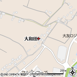 栃木県真岡市大和田483周辺の地図