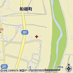 栃木県佐野市船越町2396周辺の地図