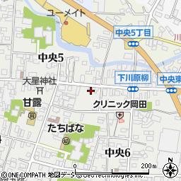 下川原柳集会場周辺の地図