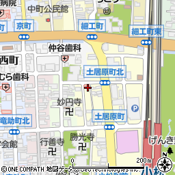 石川県小松市土居原町410-1周辺の地図