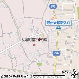 栃木県栃木市大塚町352周辺の地図