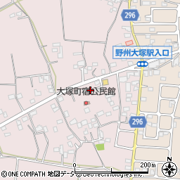 栃木県栃木市大塚町353周辺の地図