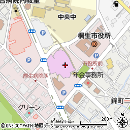 財団法人桐生市・スポーツ文化事業団周辺の地図